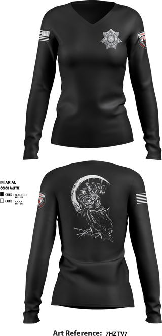 Women's Long Sleeve Vneck Shirt, , , Teamtime, Team time, sublimation, custom sports apparel, team uniforms, spirit wear, spiritwear, sports uniforms, custom shirts, team store, custom team store, fundraiser sports, apparel fundraiser