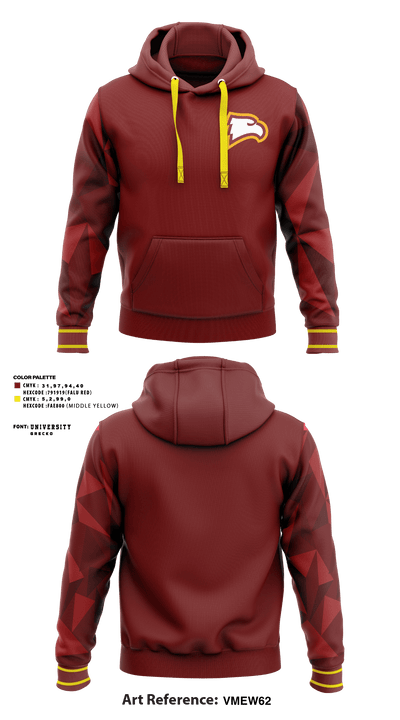 Winthrop University Esports 54773789 Hoodie - 1