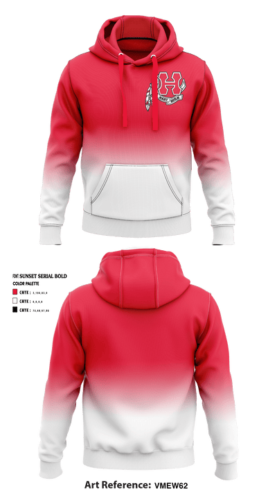 William S Hart High School Cross Country 37841328 Hoodie - 1