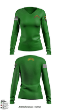 1-33 Cav 1762089 Women's Long Sleeve V-neck Shirt - 1