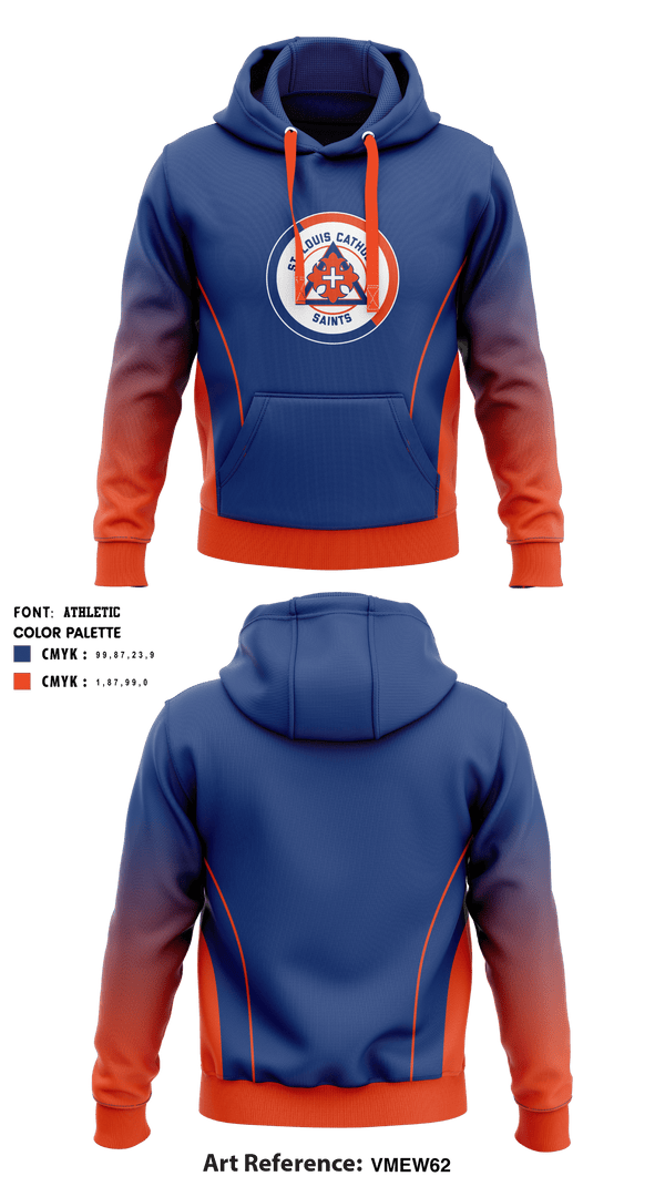 Hoodie, Saint Louis Catholic High School Wrestling, Wrestling, Teamtime, Team time, sublimation, custom sports apparel, team uniforms, spirit wear, spiritwear, sports uniforms, custom shirts, team store, custom team store, fundraiser sports, apparel fundraiser