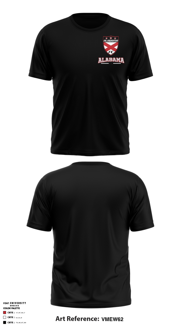 Short Sleeve Performance Shirt, Alabama FC, School Spirit Store, Teamtime, Team time, sublimation, custom sports apparel, team uniforms, spirit wear, spiritwear, sports uniforms, custom shirts, team store, custom team store, fundraiser sports, apparel fundraiser