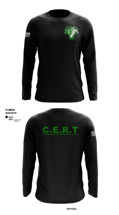 Florence County Detention Center 76601809 Long Sleeve Performance Shirt - 2