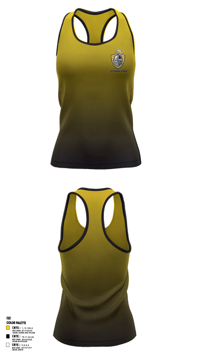 Lutheran South High School Tennis 86047089 Tank Top - 1