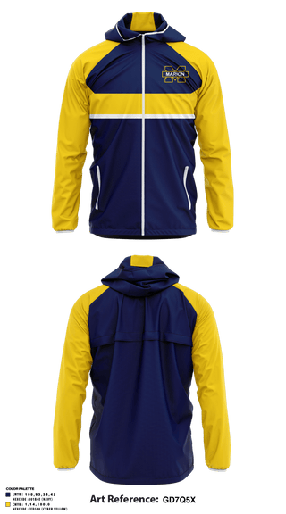 Windbreaker, Marion High School Drill, Spirit Store, Teamtime, Team time, sublimation, custom sports apparel, team uniforms, spirit wear, spiritwear, sports uniforms, custom shirts, team store, custom team store, fundraiser sports, apparel fundraiser