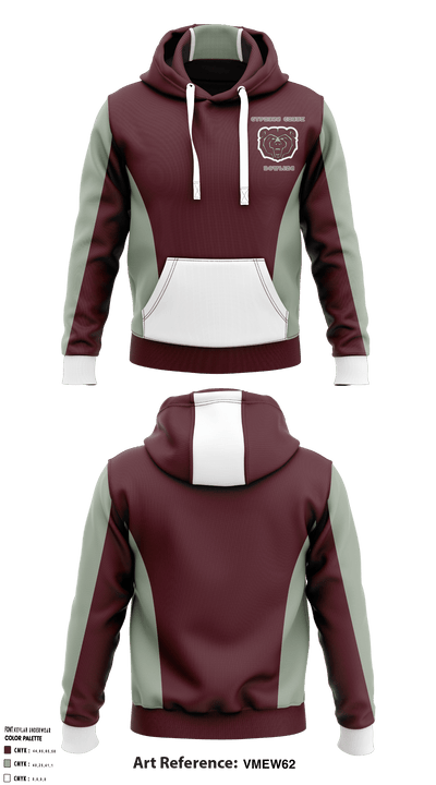 Cypress Creek High School Bowling 20117866 Hoodie - 1