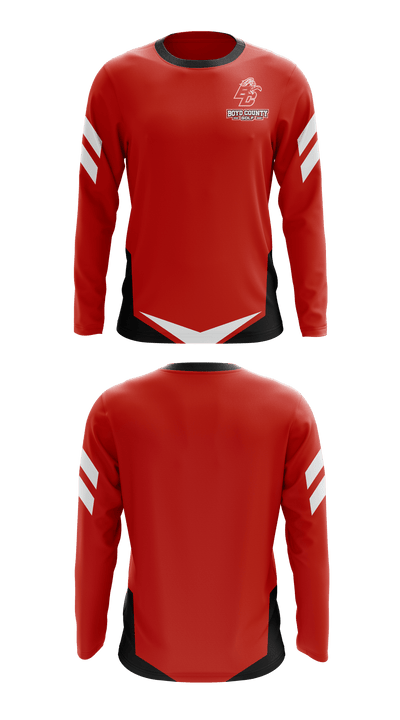 Boyd County Golf 22778362 Long Sleeve Performance Shirt - 1