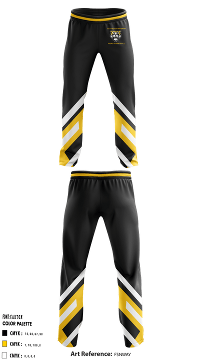 Cleveland Heights High School Basketball 4475363 Sweatpants - 2