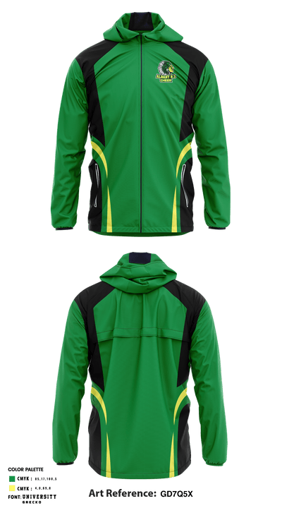 Albany R-3 School Cheer 1481341 Windbreaker - 1