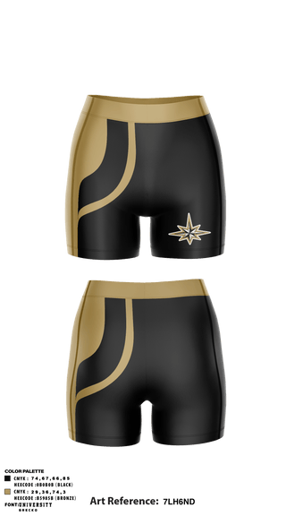 Women's Compression Shorts, C.A.N.I Athletics Track & Field, Track & Field, Teamtime, Team time, sublimation, custom sports apparel, team uniforms, spirit wear, spiritwear, sports uniforms, custom shirts, team store, custom team store, fundraiser sports, apparel fundraiser
