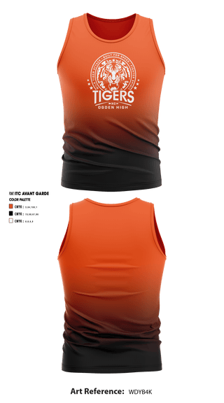 Tank Top, Ogden Tigers, Cross Country, Teamtime, Team time, sublimation, custom sports apparel, team uniforms, spirit wear, spiritwear, sports uniforms, custom shirts, team store, custom team store, fundraiser sports, apparel fundraiser