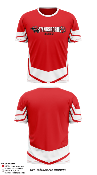 Tyngsboro Youth Lacrosse 28743938 Short Sleeve Performance Shirt - 2