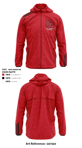 Windbreaker, East Central High School Wrestling, Wrestling, Teamtime, Team time, sublimation, custom sports apparel, team uniforms, spirit wear, spiritwear, sports uniforms, custom shirts, team store, custom team store, fundraiser sports, apparel fundraiser