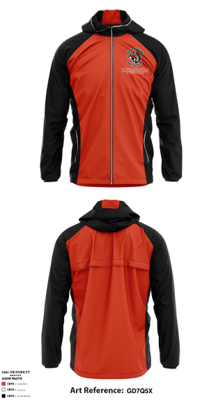 Windbreaker, Virginia State Trojans, Men's Basketball, Teamtime, Team time, sublimation, custom sports apparel, team uniforms, spirit wear, spiritwear, sports uniforms, custom shirts, team store, custom team store, fundraiser sports, apparel fundraiser