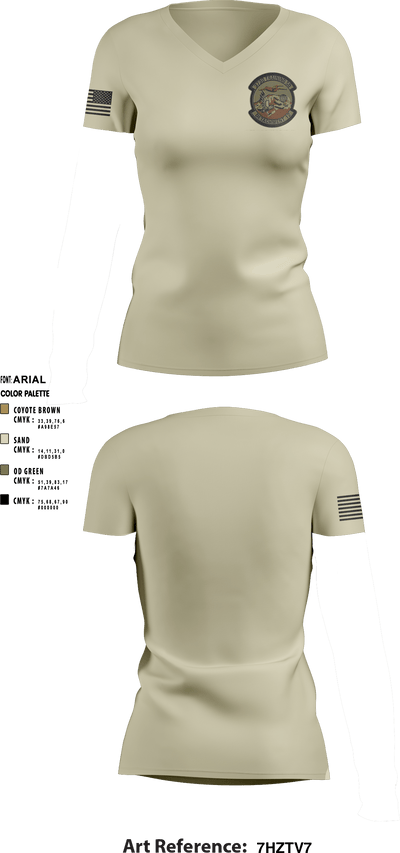 373 TRS / DET 12 70443179 Women's Short Sleeve V-neck Shirt - 7