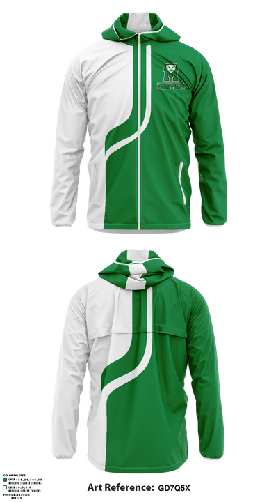Margaretta High School Track 16919692 Windbreaker - 1