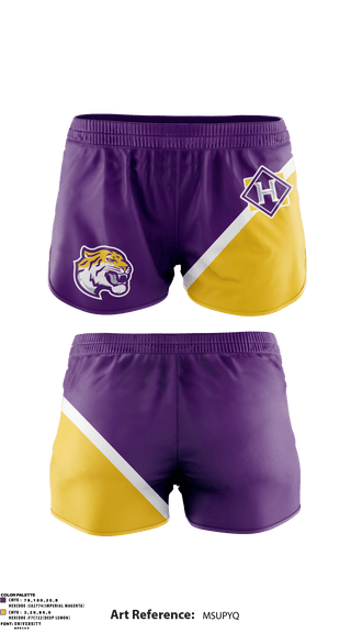Track Shorts, Hattiesburg High School Powerlifting, Spirit Store, Teamtime, Team time, sublimation, custom sports apparel, team uniforms, spirit wear, spiritwear, sports uniforms, custom shirts, team store, custom team store, fundraiser sports, apparel fundraiser