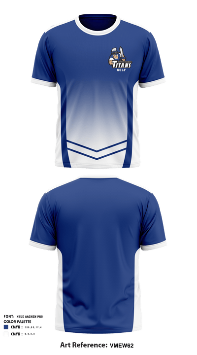 Eastern Florida State College Golf 48521769 Short Sleeve Performance Shirt - 1