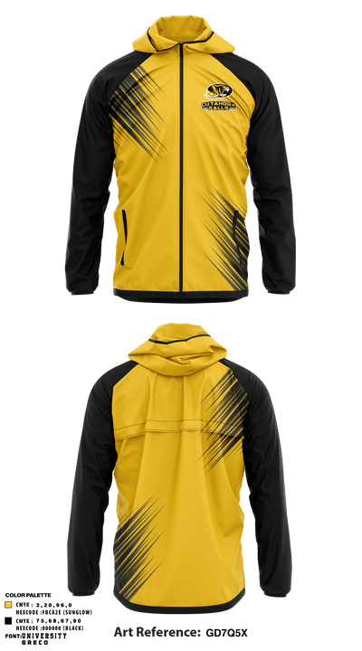 Cuyahoga Falls High School Softball 63294652 Windbreaker - 1