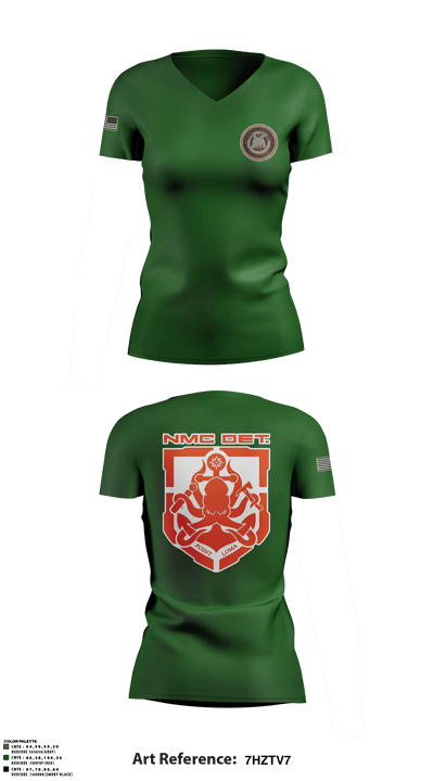 Ballast Point Arsenal 42030988 Women's Short Sleeve V-neck Shirt - 2