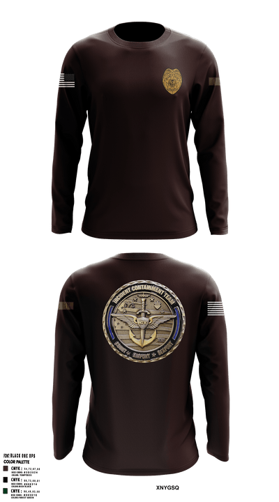 Incident Containment Team 74339570 Long Sleeve Performance Shirt - 1