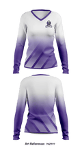 Mile High Elites FC 3524379 Women's Long Sleeve V-neck Shirt - 6