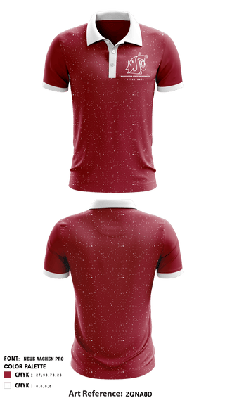 Short Sleeve Performance Polo, Washington State University Volleyball, Women's Volleyball, Teamtime, Team time, sublimation, custom sports apparel, team uniforms, spirit wear, spiritwear, sports uniforms, custom shirts, team store, custom team store, fundraiser sports, apparel fundraiser