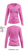 Mountain Range High School 39679914 Women's Long Sleeve V-neck Shirt - 3