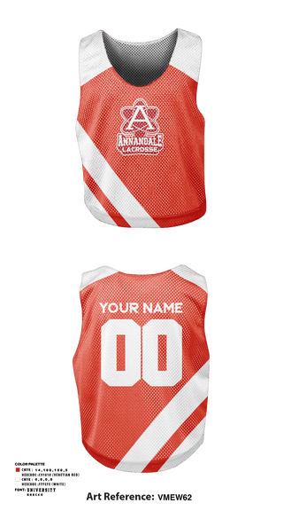 Mens Lacrosse Pinnie, Annandale High School Lacrosse, Men's Lacrosse, Teamtime, Team time, sublimation, custom sports apparel, team uniforms, spirit wear, spiritwear, sports uniforms, custom shirts, team store, custom team store, fundraiser sports, apparel fundraiser