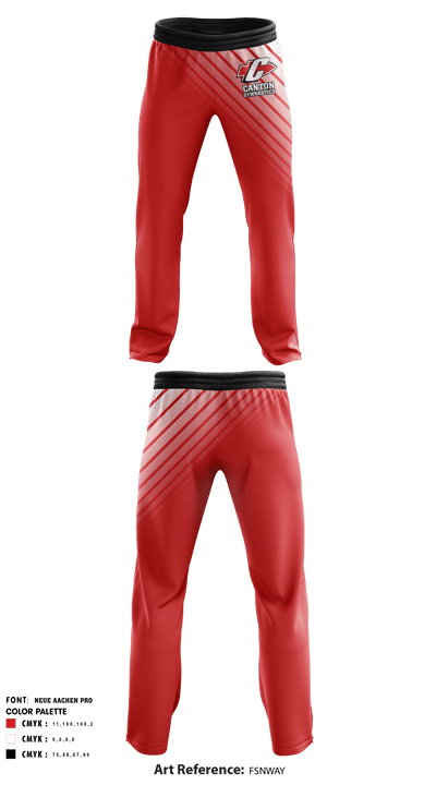 Canton Gymnastics 80446847 Sweatpants - 1