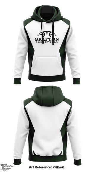 Hoodie, Grafton Youth Basketball, Men's Basketball, Teamtime, Team time, sublimation, custom sports apparel, team uniforms, spirit wear, spiritwear, sports uniforms, custom shirts, team store, custom team store, fundraiser sports, apparel fundraiser