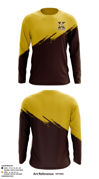 Kickapoo High School E-Sports 69318516 Long Sleeve Performance Shirt - 1