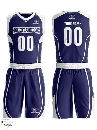 Dakota Ridge High School Basketball 42371440 Basketball Uniform - 1