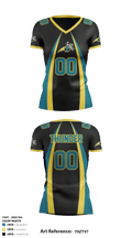 NE Thunder Football 21044517 Women's Short Sleeve V-neck Shirt - 4