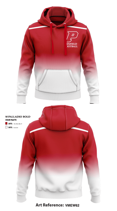 Penfield High School Football 32327556 Hoodie - 1
