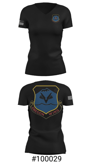 Women's Short Sleeve Vneck Shirt, , Air Force, Teamtime, Team time, sublimation, custom sports apparel, team uniforms, spirit wear, spiritwear, sports uniforms, custom shirts, team store, custom team store, fundraiser sports, apparel fundraiser