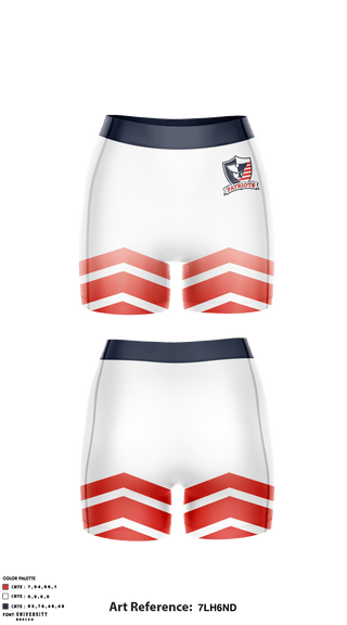 Women's Compression Shorts, Veterans Memorial high school volleyball, Women's Volleyball, Teamtime, Team time, sublimation, custom sports apparel, team uniforms, spirit wear, spiritwear, sports uniforms, custom shirts, team store, custom team store, fundraiser sports, apparel fundraiser