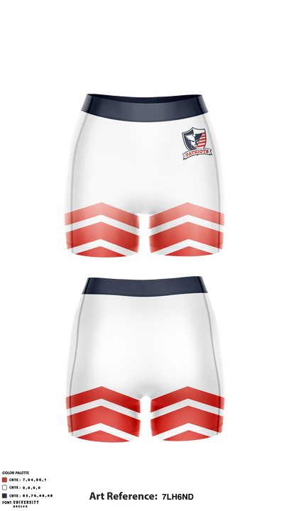 Veterans Memorial high school volleyball 3804885 Women's Compression Shorts - 2