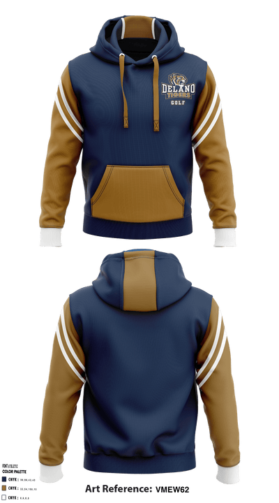 Delano High School Golf 71130151 Hoodie - 1