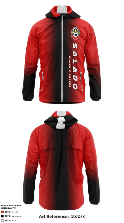 Salado High School Soccer 83502056 Windbreaker - 1