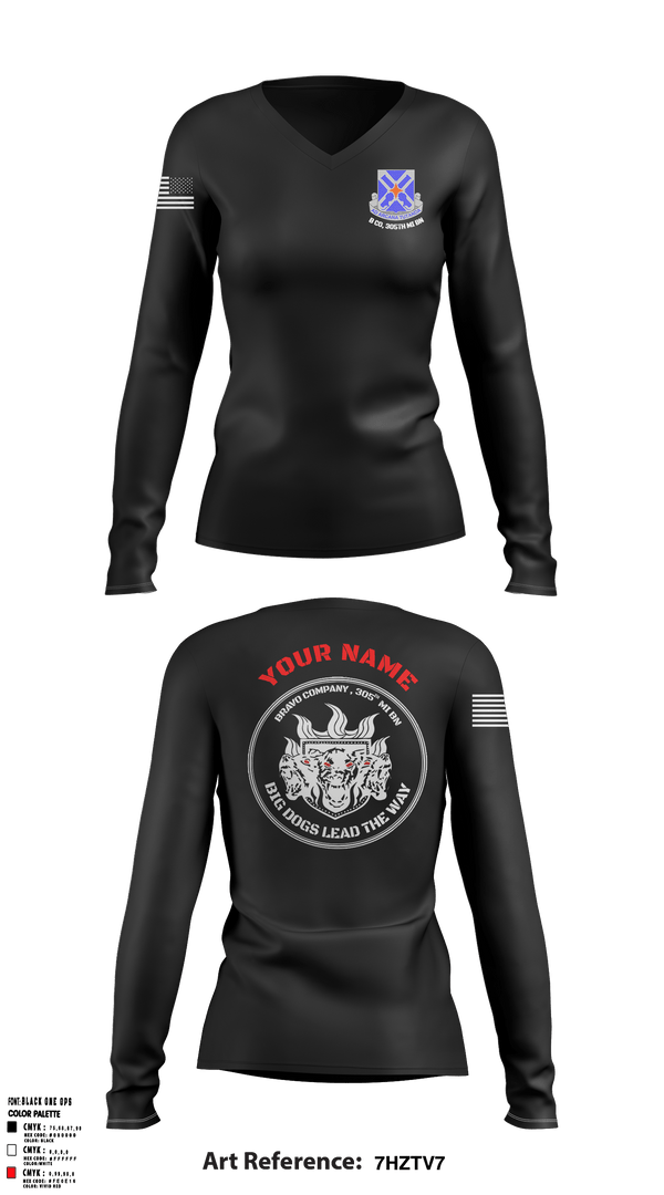 Women's Long Sleeve Vneck Shirt, , Army, Teamtime, Team time, sublimation, custom sports apparel, team uniforms, spirit wear, spiritwear, sports uniforms, custom shirts, team store, custom team store, fundraiser sports, apparel fundraiser