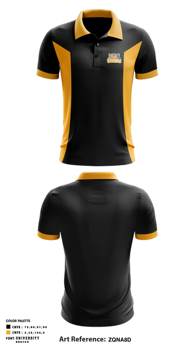 Trenton High School 44988496 Short Sleeve Performance Polo - 2