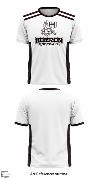 Short Sleeve Performance Shirt, Horizon High School Football, Football, Teamtime, Team time, sublimation, custom sports apparel, team uniforms, spirit wear, spiritwear, sports uniforms, custom shirts, team store, custom team store, fundraiser sports, apparel fundraiser