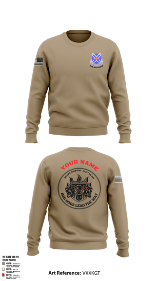 Crew Neck Sweatshirt, , Army, Teamtime, Team time, sublimation, custom sports apparel, team uniforms, spirit wear, spiritwear, sports uniforms, custom shirts, team store, custom team store, fundraiser sports, apparel fundraiser