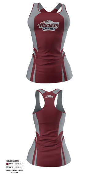 Tank Top, Rockridge High School Cheer, School Spirit Store, Teamtime, Team time, sublimation, custom sports apparel, team uniforms, spirit wear, spiritwear, sports uniforms, custom shirts, team store, custom team store, fundraiser sports, apparel fundraiser