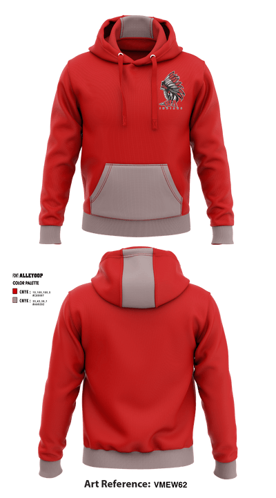 West Allegheny High School Rugby 30589665 Hoodie - 1