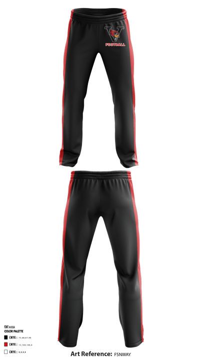 Verdigris Youth Football and Cheer 25693594 Sweatpants - 1
