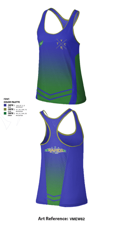 Yellowstone Rapids Track 62906431 Women's Track Singlet - 2