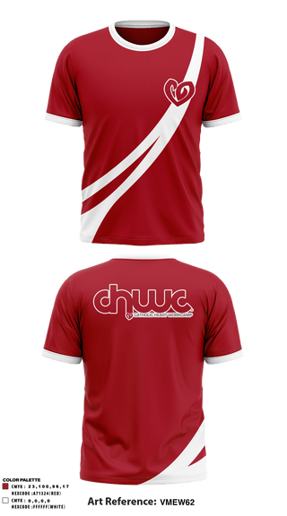 Short Sleeve Performance Shirt, Catholic Heart Workcamp, Spirit Store, Teamtime, Team time, sublimation, custom sports apparel, team uniforms, spirit wear, spiritwear, sports uniforms, custom shirts, team store, custom team store, fundraiser sports, apparel fundraiser