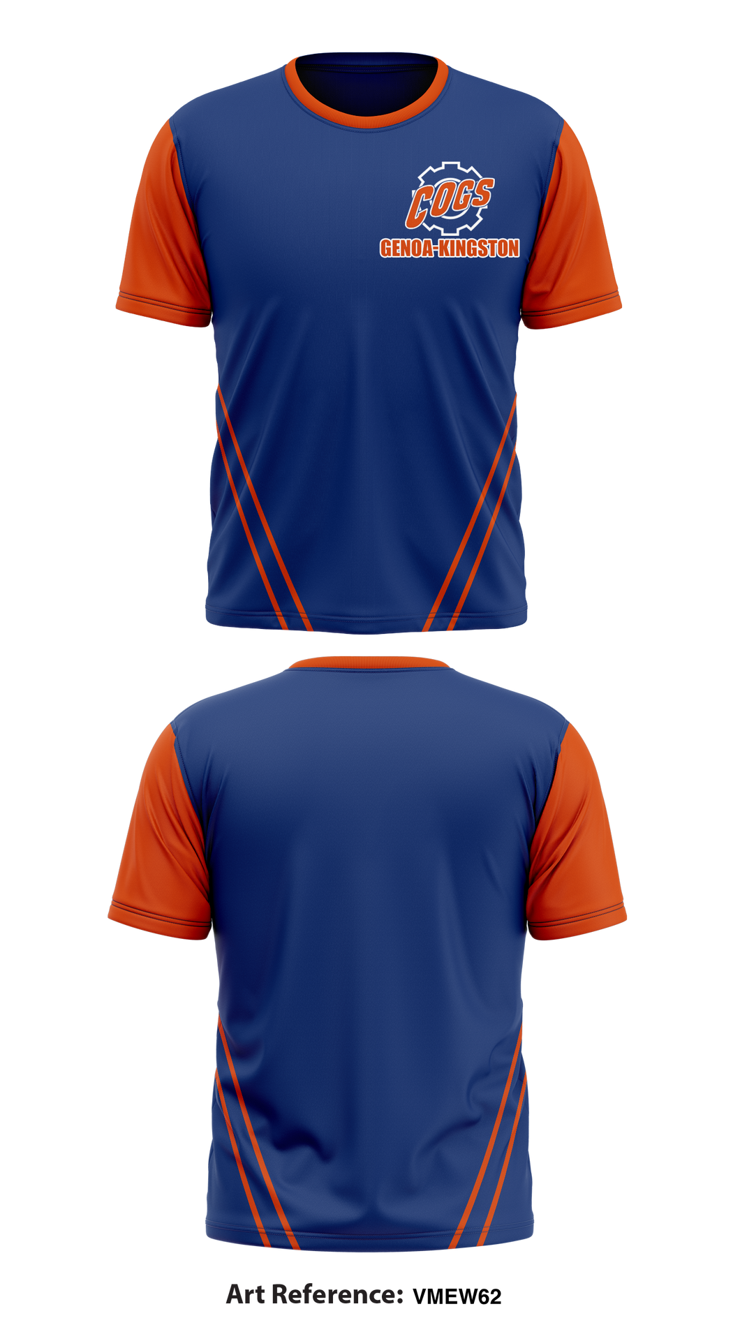 Genoa-Kingston track & field 45300590 Short Sleeve Performance Shirt - 1